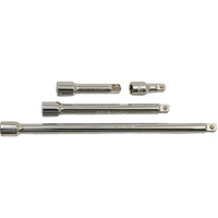 Extension Bar Set, 3/8" Drive, Chrome Finish, 4 Pcs Pathway Supply LP