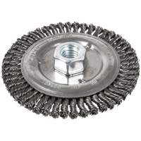 Stringer Bead Brush, 6" Dia., 0.022" Fill, 5/8"-11 Arbor, Steel Pathway Supply LP