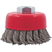 CK3201T Knotted Twist Wire Cup Brush, 3" Dia. x 5/8"-11 Arbor Pathway Supply LP