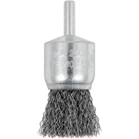 Shaft Mounted Crimped End Brush, 1", 0.012" Fill, 1/4" Shank Pathway Supply LP