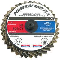 Powerblend FLX Roll-on Flap Disc, 3" x Type R, Z40 Grit, Zirconia Alumina Pathway Supply LP