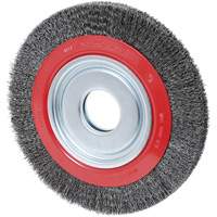 Crimped Wire Wheel, 10" Dia., 0.014" Fill, 2" Arbor Pathway Supply LP