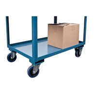 Deep Lipped Service Cart, 2 Tiers, 24" W x 47" H x 36" D, 1200 lbs. Capacity Pathway Supply LP