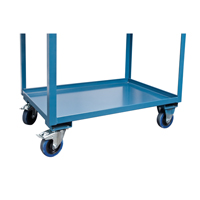 Chariots de service mobiles, 2 Tiers, 24" la x 57" h x 40" p, Capacit&eacute; 1200 lb Pathway Supply LP