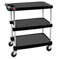 Chariot utilitaire myCart, 3 tiers, 16" x 35-1/2" x 27", Capacit&eacute; 400 lb Pathway Supply LP