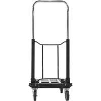 Chariot &agrave; plateforme repliable, Acier inoxydable, 300 lb, 28" lo x 16" la, Hauteur 33-1/2" Pathway Supply LP