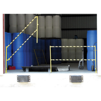 Safety Lift Gate, 10' L x 42-5/8" H, 159" Raised, Yellow Pathway Supply LP