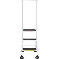 &eacute;chelles Stop-Step, 3 marches, Largeur de la marche 16", Hauteur de la plateforme 28-11/16", Acier Pathway Supply LP