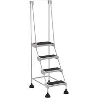 &eacute;chelles Stop-Step, 4 marches, Largeur de la marche 16", Hauteur de la plateforme 38-3/16", Acier Pathway Supply LP