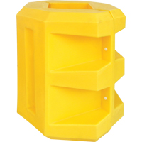 Short Column Protector, 6" x 6" Inside Opening, 24" L x 24" W x 24" H, Yellow Pathway Supply LP