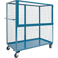 Chariot grillag&eacute; pour transport , Acier, 24" x 55" x 36", Capacit&eacute; 1200 lb Pathway Supply LP