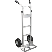 Knocked Down Hand Truck, Dual Handle, Aluminum, 50-5/8" Height, 500 lbs. Capacity Pathway Supply LP