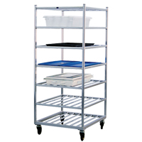 Chariot &agrave; tablettes, 7 Tiers, 28-1/2" la x 69" h x 32" p, Capacit&eacute; 525 lb Pathway Supply LP