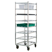 Chariot &agrave; tablettes, 8 Tiers, 20-7/8" la x 67" h x 27" p, Capacit&eacute; 600 lb Pathway Supply LP