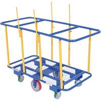 Horizontal Panel Cart, 63-7/16" x 28-1/2" x 40-15/16", 2000 lbs. Capacity Pathway Supply LP