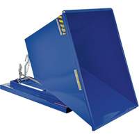 Conteneur autobasculeur, Acier, 1 vg³, Bleu Pathway Supply LP