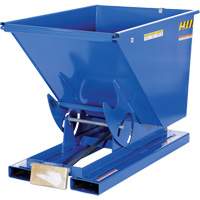 Self-Dumping Hopper, Steel, 1/2 cu.yd., Blue Pathway Supply LP
