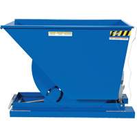 Self-Dumping Hopper, Steel, 3/4 cu.yd., Blue Pathway Supply LP