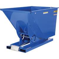 Self-Dumping Hopper, Steel, 1-1/2 cu.yd., Blue Pathway Supply LP