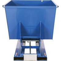 Self-Dumping Hopper, Steel, 1-1/2 cu.yd., Blue Pathway Supply LP