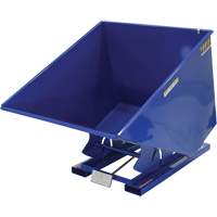 Self-Dumping Hopper, Steel, 2 cu.yd., Blue Pathway Supply LP