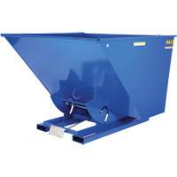 Self-Dumping Hopper, Steel, 2-1/2 cu.yd., Blue Pathway Supply LP