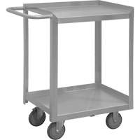 Chariot avec tablettes de calibre industriel, 2 Tiers, 24-1/8" la x 35" h x 42" p, Capacit&eacute; 1200 lb Pathway Supply LP