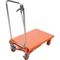 Hydraulic Scissor Lift Table, 27-1/2" L x 17-3/4" W, Steel, 330 lbs. Capacity Pathway Supply LP