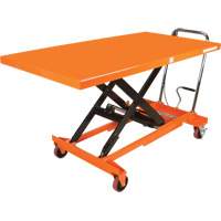 Hydraulic Scissor Lift Table, 63" L x 31-1/2" W, Steel, 1100 lbs. Capacity Pathway Supply LP