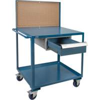 Chariot de service mobile, 2 Tiers, 24" la x 57" h x 40" p, Capacit&eacute; 1200 lb Pathway Supply LP