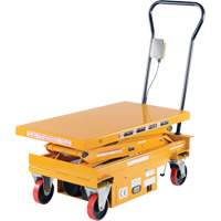 DC Powered Hydraulic Scissor Lift Elevating Cart, Steel, 39-3/4" L x 20-1/2" W, 1000 lbs. Capacity Pathway Supply LP