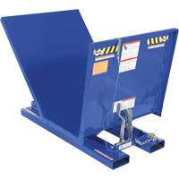 Open Sided Hopper, Steel, 1 cu.yd., Blue Pathway Supply LP