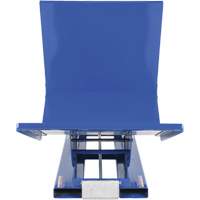Open Sided Hopper, Steel, 1 cu.yd., Blue Pathway Supply LP