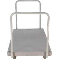 Chariot &agrave; plateforme en plastique robuste, 60" lo x 30" la, 3000 lb cap, Roues Polyur&eacute;thane Pathway Supply LP