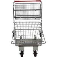 Chariot en treillis emboîtable, Acier, 28-3/4" x 37-1/16" x 59-5/8", Capacit&eacute; 275 lb Pathway Supply LP