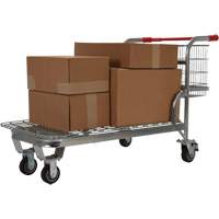 Chariot en treillis emboîtable, Acier, 28-3/4" x 37-1/16" x 59-5/8", Capacit&eacute; 275 lb Pathway Supply LP