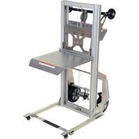 Appareil de levage portatif en aluminium, M&eacute;canisme Pompe au pied, Capacit&eacute; de 200 lb, Levage max de 61" Pathway Supply LP