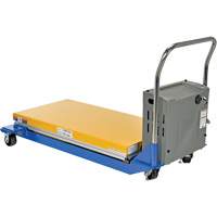 DC Powered & Manual Scissor Lift Table, Steel, 48" L x 24" W, 1000 lbs. Capacity Pathway Supply LP