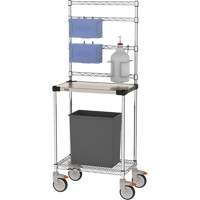 Poste de d&eacute;sinfection, Acier inoxydable, 24" x 60" x 14", Capacit&eacute; 900 lb Pathway Supply LP