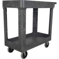 Utility Service Cart, 2 Tiers, 16-1/2" x 32-1/2" x 34-1/2", 550 lbs. Capacity Pathway Supply LP
