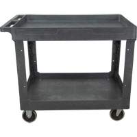 Chariot utilitaire pour l'entretien, 2 tiers, 24-5/8" x 32-1/2" x 40", Capacit&eacute; 550 lb Pathway Supply LP