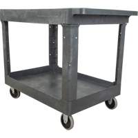 Chariot utilitaire pour l'entretien, 2 tiers, 24-5/8" x 32-1/2" x 40", Capacit&eacute; 550 lb Pathway Supply LP