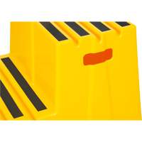 Escabeau industriel, 2 marches, 26" x 22-7/16" x Hauteur 19-11/16" Pathway Supply LP