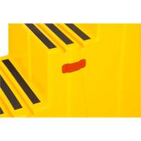 Industrial Step Stool, 3 Steps, 34-13/16" x 22-7/16" x 28-1/2" High Pathway Supply LP