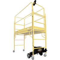 Motorized System for Climb-N-Go Scaffolding Pathway Supply LP