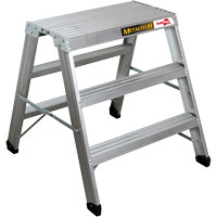 Portable Work-Stand Saw Horse, Aluminum Frame, 12-1/4" D x 36" H Pathway Supply LP