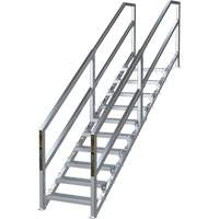 Syst&egrave;me d'escalier modulaire pour la construction de 6-10 marches SmartStairs, 75" ha Pathway Supply LP