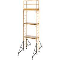 Complete 18' Drywall  Baker Scaffold Tower Set, 122" D x 236" H Pathway Supply LP
