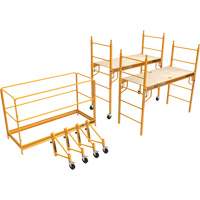 Complete 12' Drywall Baker Scaffold Tower Set, 58-1/2" D x 183" H Pathway Supply LP