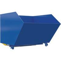 Heavy-Duty H-Style Bump & Dump Hopper, Steel, 1-1/2 cu.yd., Blue Pathway Supply LP